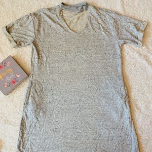 Dress with neck cutout